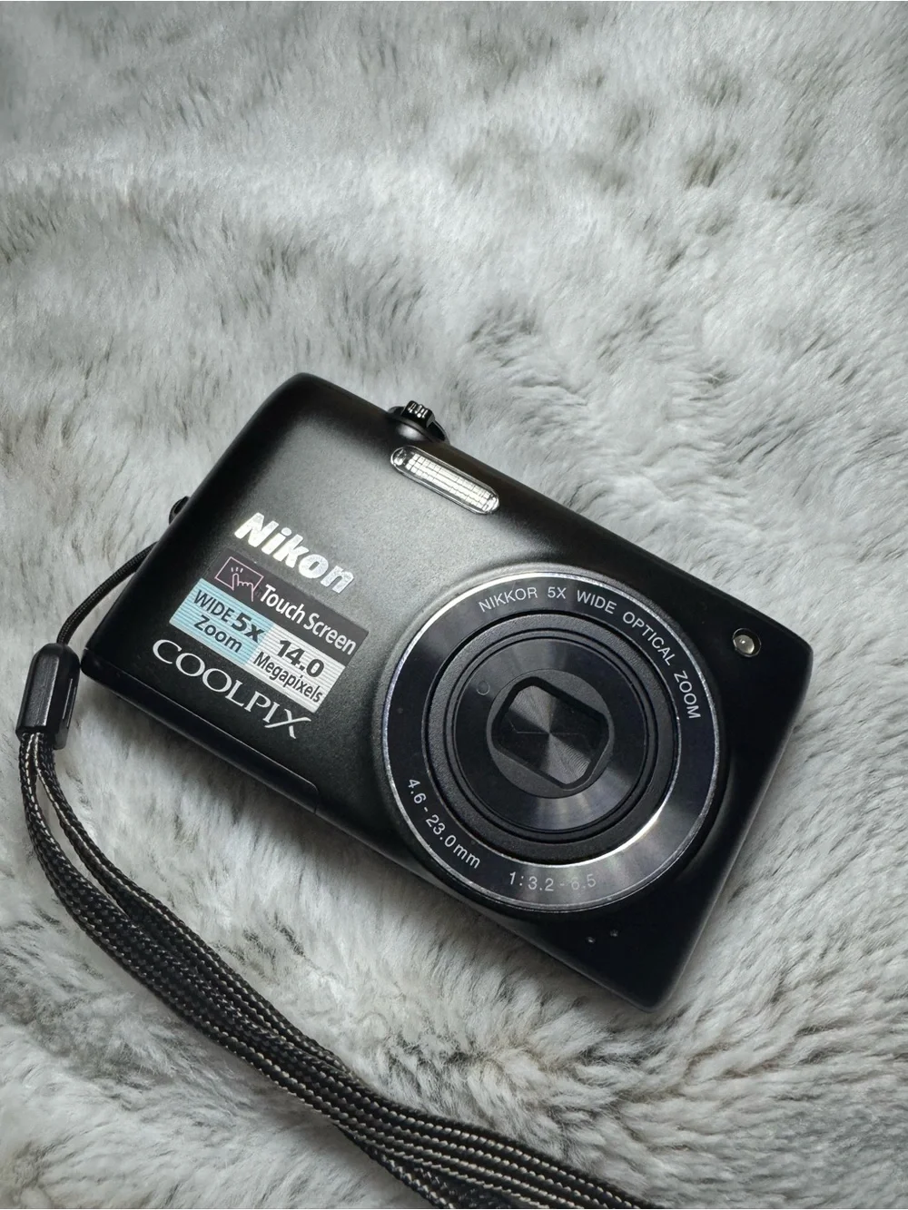 Nikon COOLPIX S4100 Black Digital Camera 14MP 5X Wide Optical Zoom W/ Battery